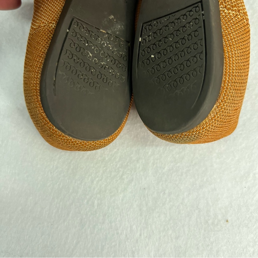 Rothy's Brown Flats with Blue Trim - Picture 6 of 6